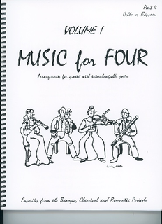Last Resort Music Publishing Kelley, Daniel: Music for Four Vol.1 Favorites from the Baroque, Classical & Romantic Periods (cello)