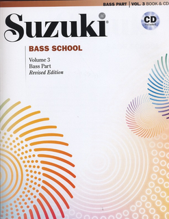 Suzuki: Bass School, Vol.3 (bass & CD) revised edition