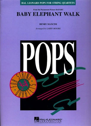 HAL LEONARD Mancini, Henry: Baby Elephant Walk - Pops for String Quartet (score and parts)