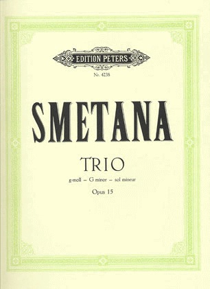 Smetana, Bedrich: Trio in G minor Op.15 (violin, cello, piano)