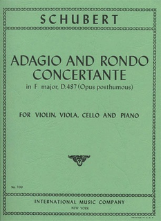 International Music Company Schubert, F.: Piano Quartet Adagio and Rondo (violin, viola, cello, piano)