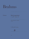 HAL LEONARD Brahms, J. (Krellmann, ed.): Piano Quartet in C Minor, Op.60, urtext (violin, viola, cello, and piano)