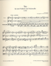 Stamitz, Karl: Trio in G (2 violins & cello) score & parts