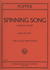 International Music Company Popper: Spinning Song - Concert Study No.1, Op.55 (cello & piano)