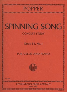International Music Company Popper: Spinning Song - Concert Study No.1, Op.55 (cello & piano)