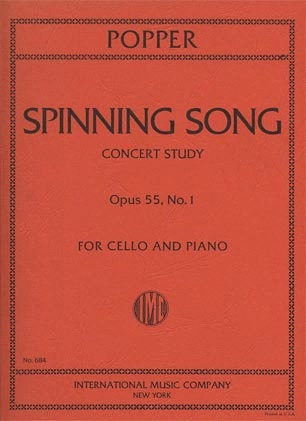 International Music Company Popper: Spinning Song - Concert Study No.1, Op.55 (cello & piano)