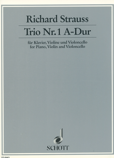 HAL LEONARD Strauss, Johann: Trio #1 in A (violin, Cello & piano)