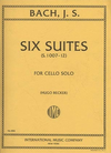 International Music Company Bach: Six Suites, S. 1007-1012 for cello solo