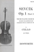 Bosworth Sevcik, O.: Op.1 No.1 Thumb Position (Cello)