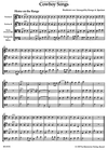 Barenreiter Speckert (arr): Cowboy Songs (string quartets) Barenreiter