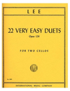 International Music Company Lee: 22 Very Easy Duets, Op.126 (2 Cellos)