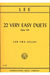 International Music Company Lee: 22 Very Easy Duets, Opus 126 for two cellos