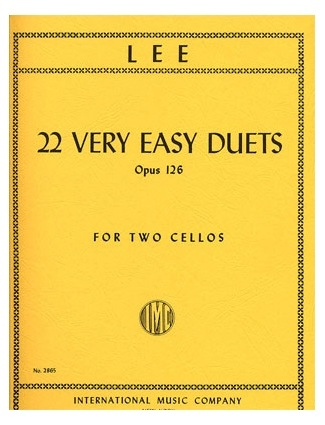 International Music Company Lee: 22 Very Easy Duets, Op.126 (2 Cellos)