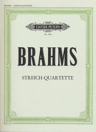 C.F. Peters Brahms, J.: Three String Quartets Op.51, No.1, 2 and 67 (set of parts)