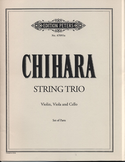 Chihara, Paul: String Trio (violin, viola, cello) set of parts