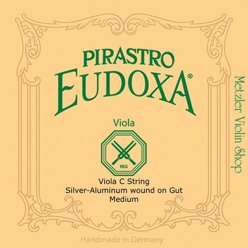 Pirastro Pirastro EUDOXA viola C string, silver/gut, in envelope, medium