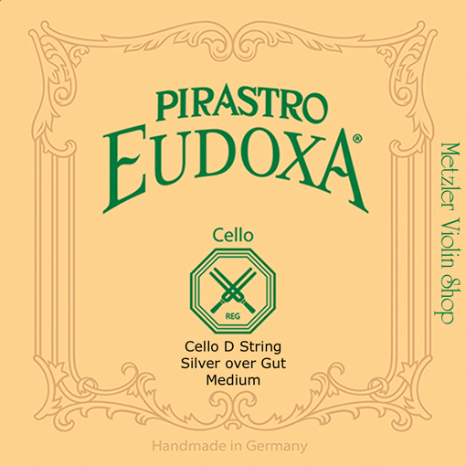 Pirastro Pirastro EUDOXA cello D string, silver/aluminum on gut