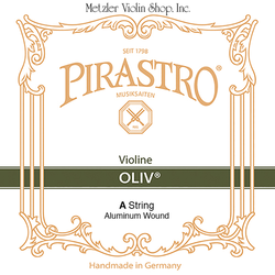 Pirastro OLIV violin A string aluminum straight in tube
