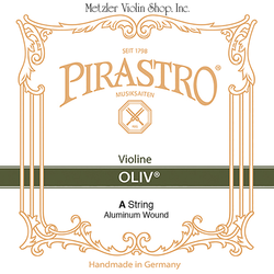 Pirastro Pirastro OLIV violin A string aluminum straight in tube