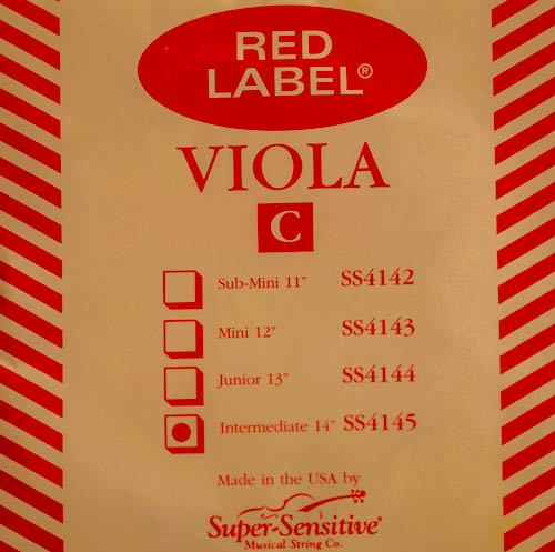 Super-Sensitive Red Label viola C 14"