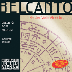 Thomastik-Infeld BELCANTO cello G string, chrome wound, medium, by Thomastik-Infeld