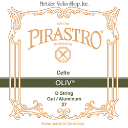 Pirastro Pirastro OLIV cello D string, gut/aluminum, medium (27)