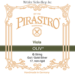 Pirastro OLIV viola G string, gut/gold-silver