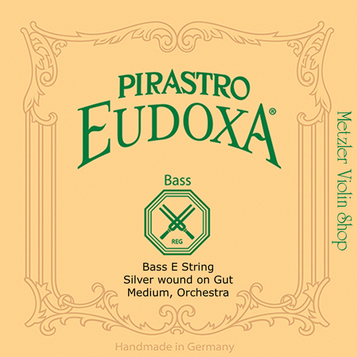 Pirastro Pirastro EUDOXA bass E string, silver wound on gut