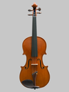 Cheryl Macomber violin, 2016, Sacramento USA, with decorative carved scroll