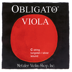 Pirastro Pirastro OBLIGATO tungsten-silver viola C string, medium