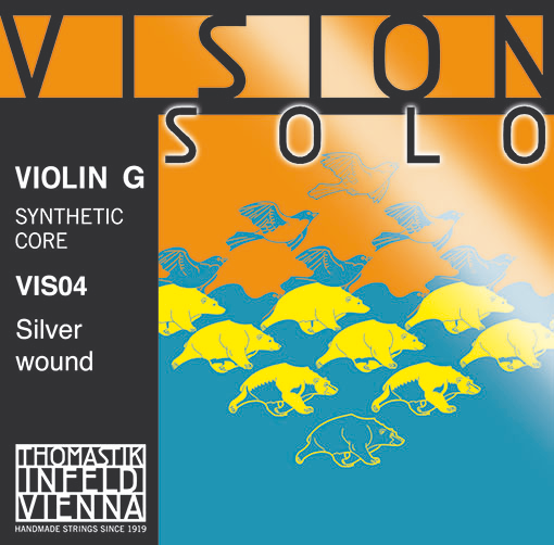 Thomastik-Infeld VISION SOLO violin G string, silver wound, medium, by Thomastik-Infeld