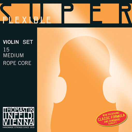 Thomastik-Infeld Superflexible violin string set, medium, by Thomastik-Infeld