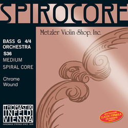 Thomastik-Infeld SPIROCORE chrome-wound Bass G string, 3/4 orchestra, by Thomastik-Infeld