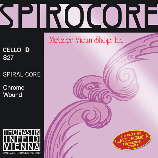 Thomastik-Infeld SPIROCORE cello D string - all gauges, by Thomastik-Infeld