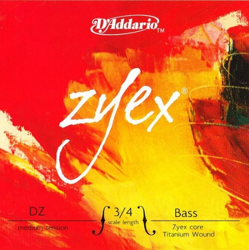 D'Addario D'Addario ZYEX 3/4 bass E string, medium