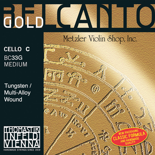 Thomastik-Infeld BELCANTO Gold cello C string, medium, by Thomastik-Infeld