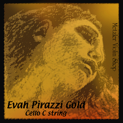Pirastro EVAH PIRAZZI GOLD cello C string, tungsten on rope core | Metzler Violins