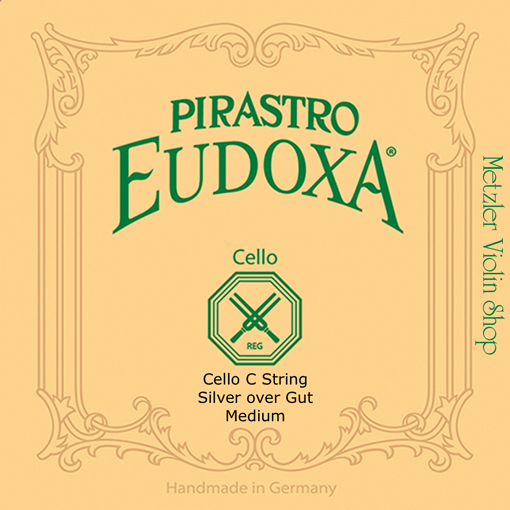 Pirastro Pirastro EUDOXA cello C string, silver on gut, medium