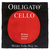 Pirastro Pirastro OBLIGATO cello D string, synthetic/chrome medium