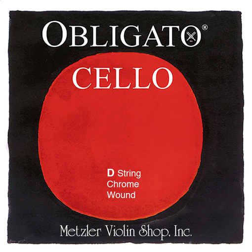 Pirastro Pirastro OBLIGATO cello D string, synthetic/chrome medium