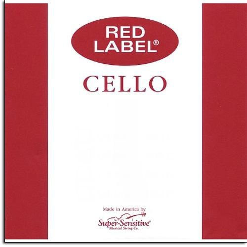 Super-Sensitive Red Label cello string set 1/8