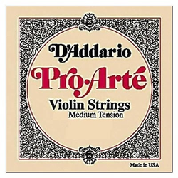 D'Addario D'Addario Pro-Arté violin D string, 1/8 - 1/16, medium