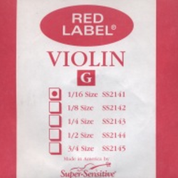 Super-Sensitive Red Label violin G 1/16