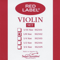 Super-Sensitive Red Label violin set 1/16