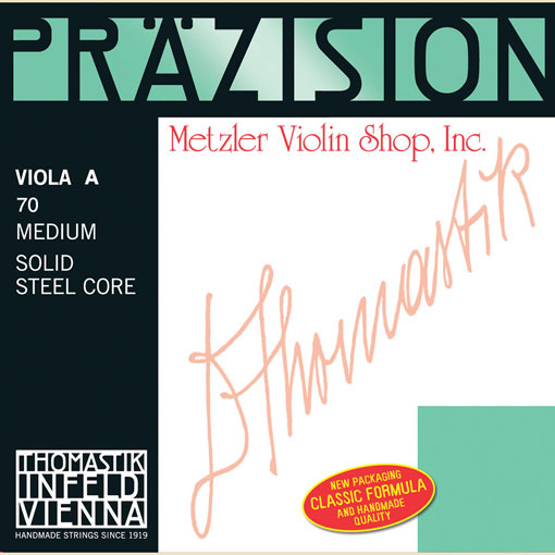 Thomastik-Infeld Prazision (Precision) steel viola A string, chrome wound, medium, by Thomastik-Infeld