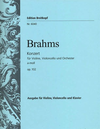 Brahms, J.: Concerto for Violin and Cello, Op.102 - Double Concerto urtext (violin, cello & piano)