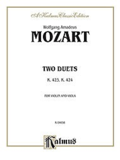 Alfred Music Mozart, W.A.: Two Duets K423-4 for Violin & Viola