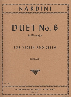 International Music Company Nardini, Pietro: Duo No 6 in Bb Major (violin & cello)