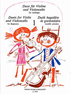 HAL LEONARD Pejtsik, Arpad: Duos for Violin and Violoncello for Beginners, Edito Musica Budapest