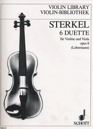 HAL LEONARD Sterkel, JFX: 6 Duets Op.8 (Violin & Viola)